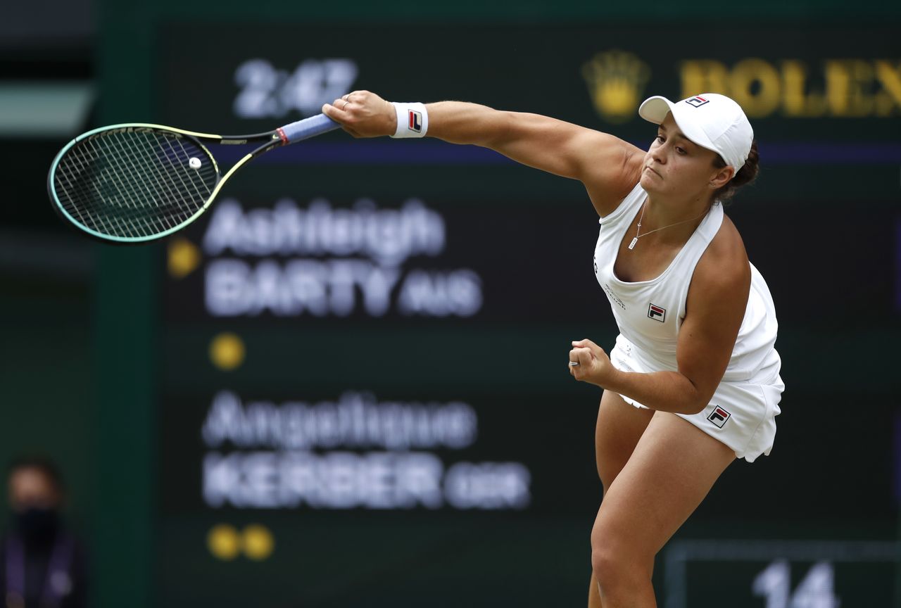 テニス 世界1位バーティとプリスコバ ウィンブルドン決勝進出 Nippon Com