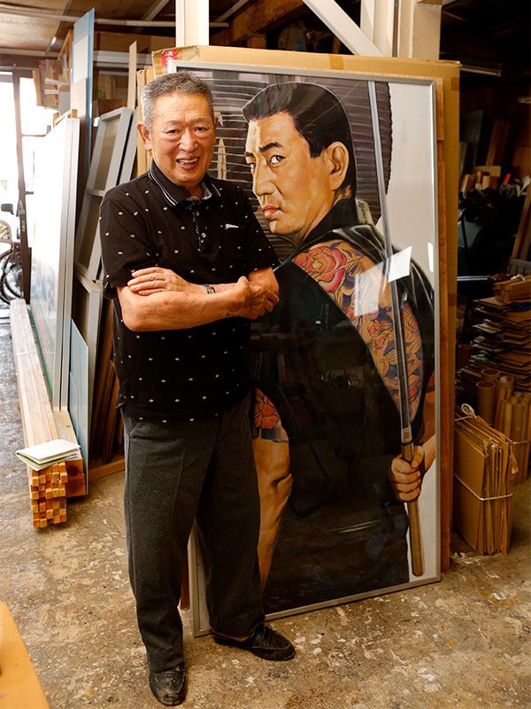 高倉健からジョニー・デップまで—看板絵師が伝えるスターの魅力