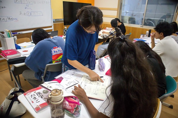 YSC Global School日语课的课堂景象