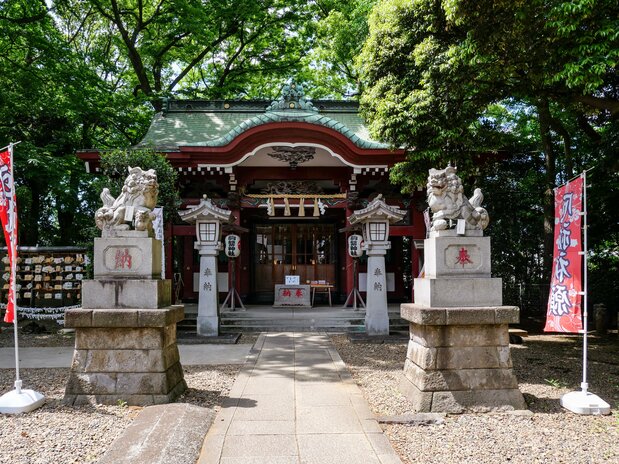下马地区的驹繋神社（图片：涩谷申博）