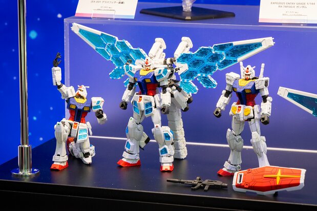 EXPO2025 1/144 RX-78F00/E 高达（EX001 玻璃羽翼装备）化学回收版 ©创通/日升