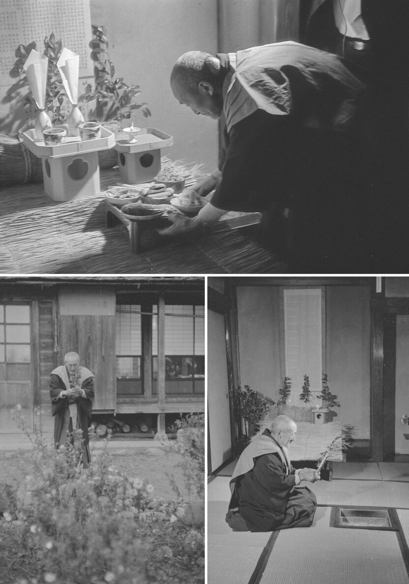 Des clichés d’Aenokoto pris par Haga chez la famille Nomoto en 1954. (© Haga Hideo)