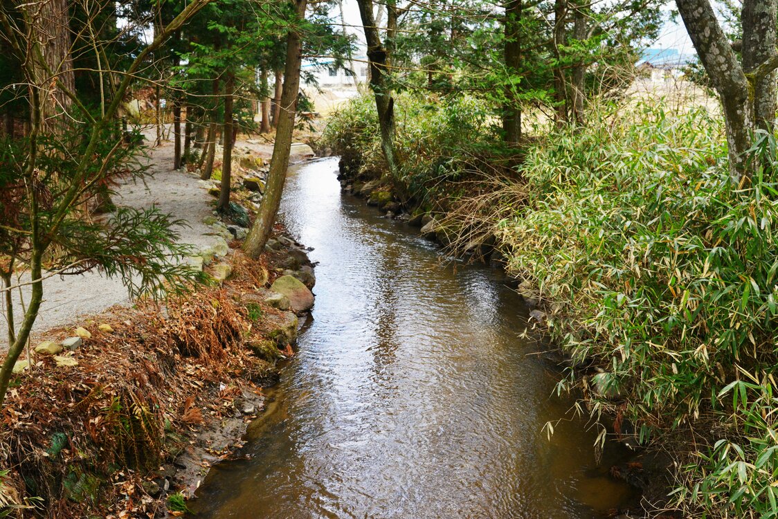 宁静田园中的一股清流“河童渊”