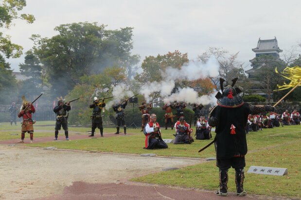 The Matsumoto Gunnery Display. (© Matsumoto Castle Management Office)