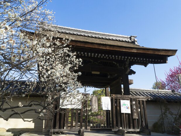 神苑的入口。成人票价为600日元(儿童票400日元)