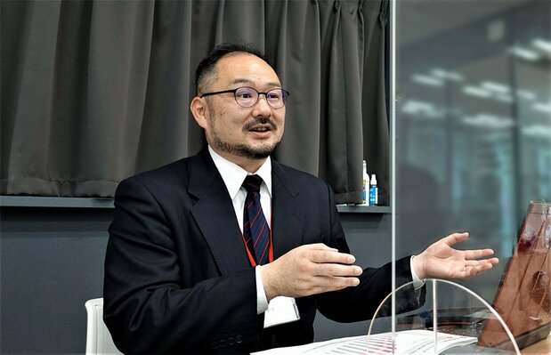 松田琢磨教授(天野久树摄影)