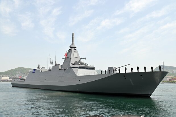 الفرقاطة ”موغامي“ الأصلية (FFM-1). (بإذن من قوة الدفاع الذاتي البحرية)