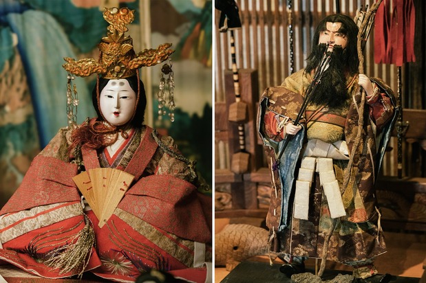 代代相传的女儿节人偶和男孩节武士人偶