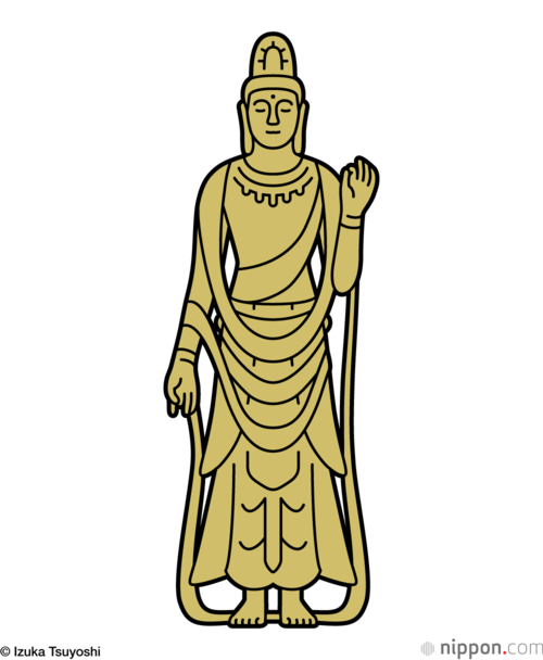 Kannon Bosatsu, bodhisattva of compassion and mercy.