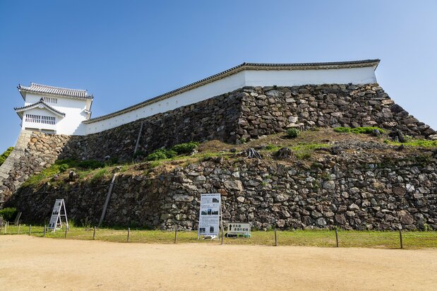 秀吉时期，黑田官兵卫修建的上山里下段石垣