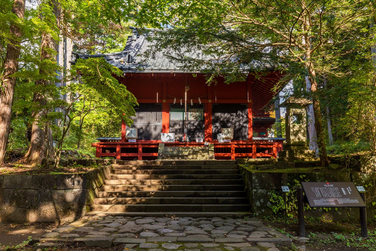 Святилище Бэцугу Хонгу, здесь Сёдо построил святилище горы, которое заложило основу комплекса Футарасан, внесённого в список Всемирного наследия