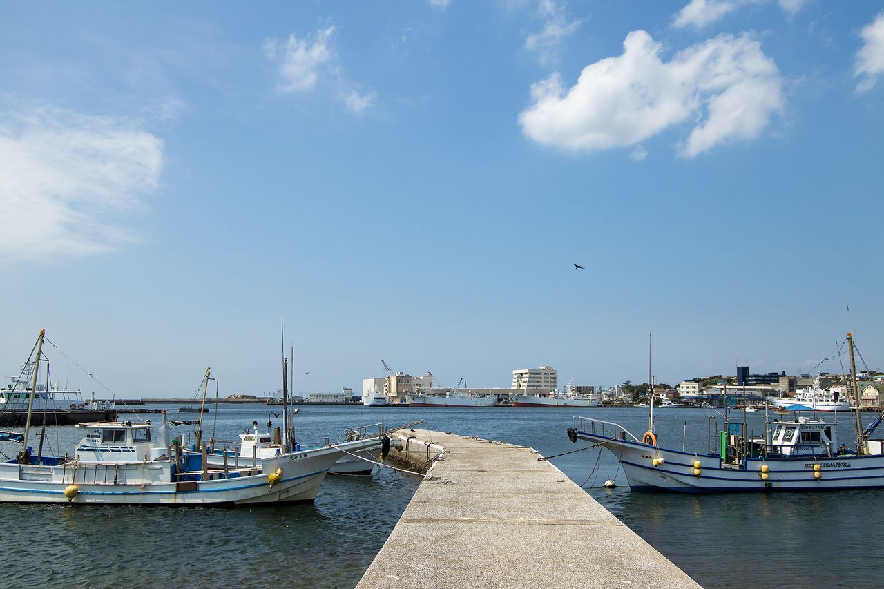 Вид на порт Мисаки из Дзёгасимы