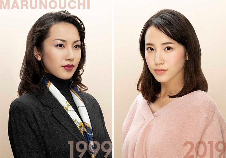 Фотография предоставлена Kanebo Cosmetics (на обеих фотографиях представлена одна и та же модель)