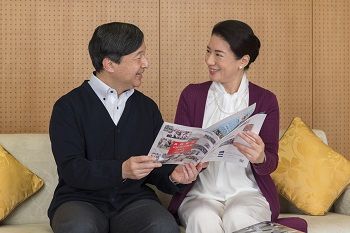 Наследный принц Нарухито и наследная принцесса Масако (фотография предоставлена Управлением императорского двора)