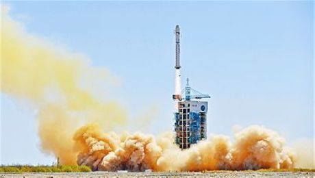 Запуск в 2013 году спутника «Гаофэнь-1» (фотография с Китайского научного портала)