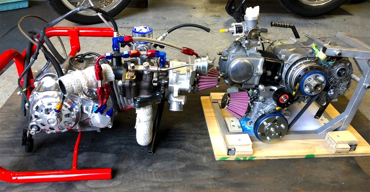 Самый маленький в мире гоночный двигатель с суперчарджером объемом 50 кубических сантиметров