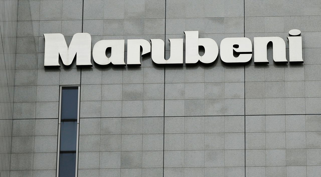 The logo of Marubeni Corp is seen at the company headquarters in Tokyo, Japan, May 10, 2016.   REUTERS/Toru Hanai/File Photo      GLOBAL BUSINESS WEEK AHEAD PACKAGE - SEARCH "BUSINESS WEEK AHEAD AUG 1" FOR ALL IMAGES