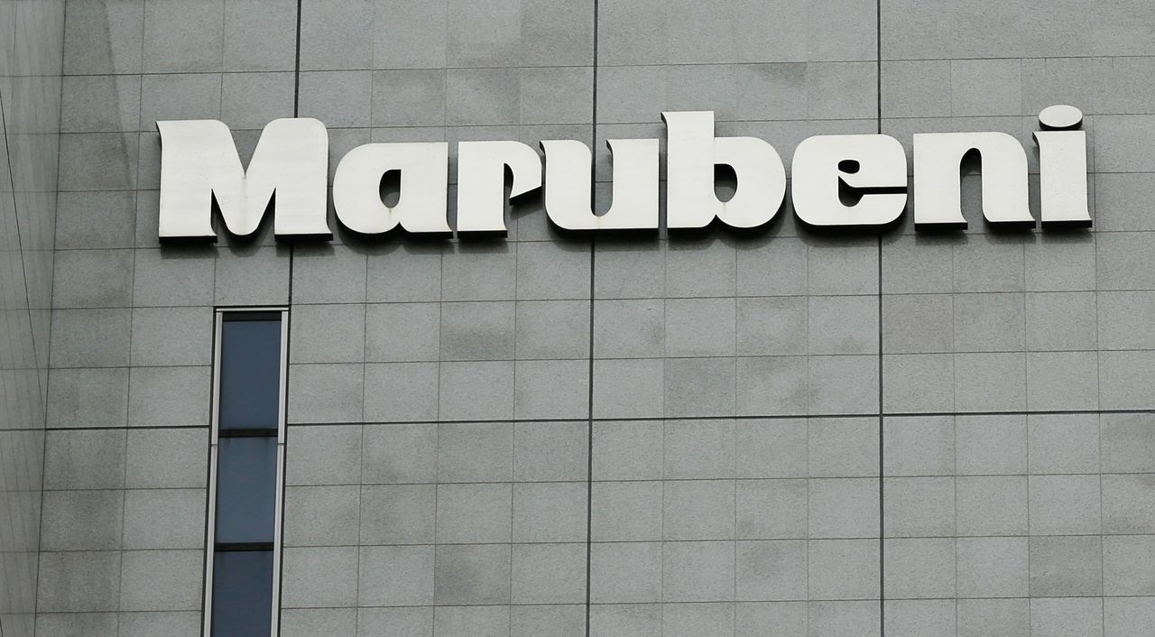 The logo of Marubeni Corp is seen at the company headquarters in Tokyo, Japan, May 10, 2016. REUTERS/Toru Hanai/File Photo GLOBAL BUSINESS WEEK AHEAD PACKAGE - SEARCH "BUSINESS WEEK AHEAD AUG 1" FOR ALL IMAGES